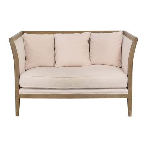 four hands fabric love seat metal legs|Four Hands Loveseats .